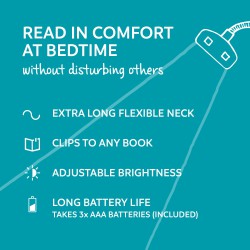 The Really Flexible Book Light - Blue