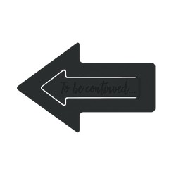 To Be Continued... Place Keepers - Black & White (set van 6)