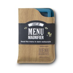 Light Up Menu Magnifier - Aqua (set van 3)