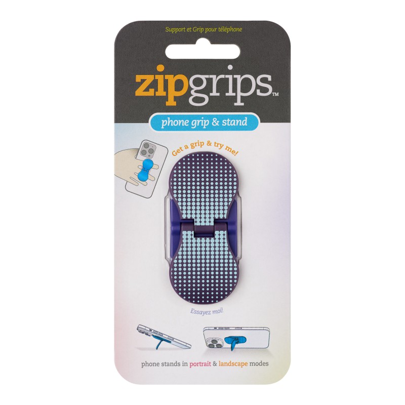 ZipGrips  - Blue Dots