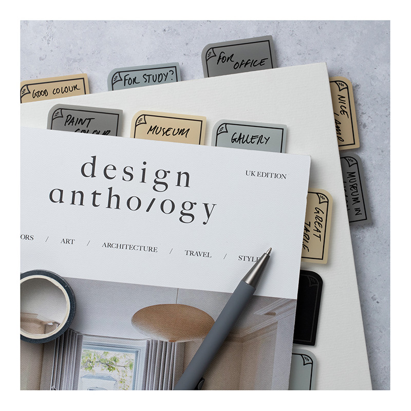 Bookaroo Sticky Tabs - Mono (set van 6)