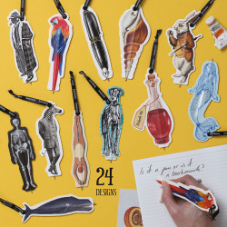 Eclectionery Bookmark Pens - Whale (set van 3)