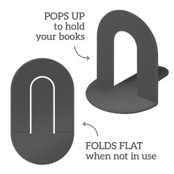 The Pop Up Book End - Charcoal (set van 3)