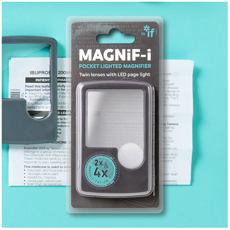 Magnif-i Pocket Lighted Magnifier (set van 3)