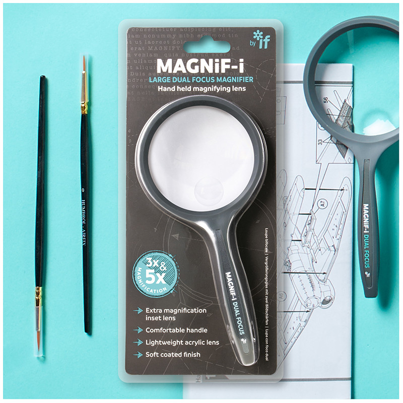 Magnif-i Large Dual Focus Magnifier (75mm) (set van 3)