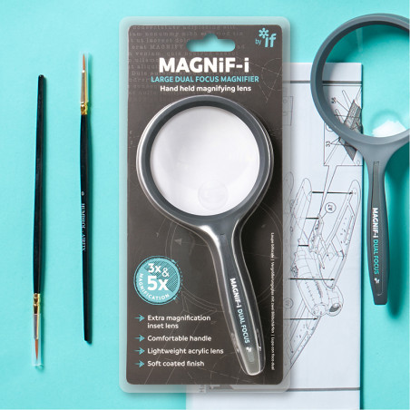 Magnif-i Large Dual Focus Magnifier (75mm) (set van 3)
