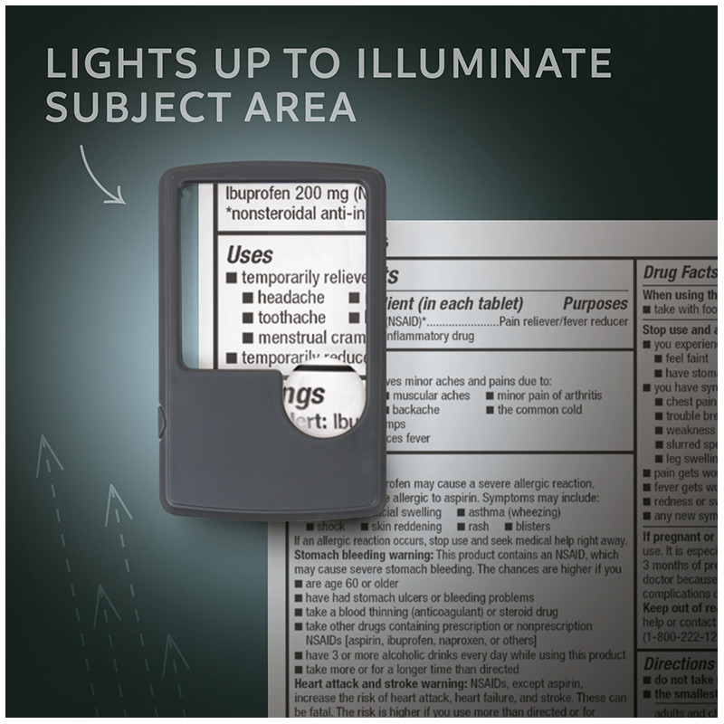 Magnif-i Pocket Lighted Magnifier (set van 3)