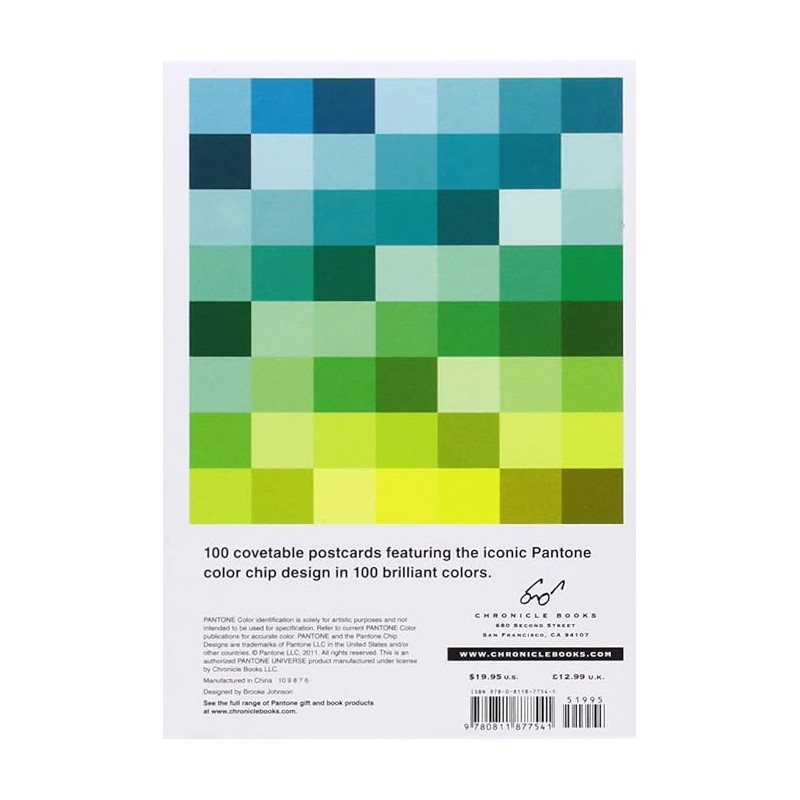 Pantone Postcard Box