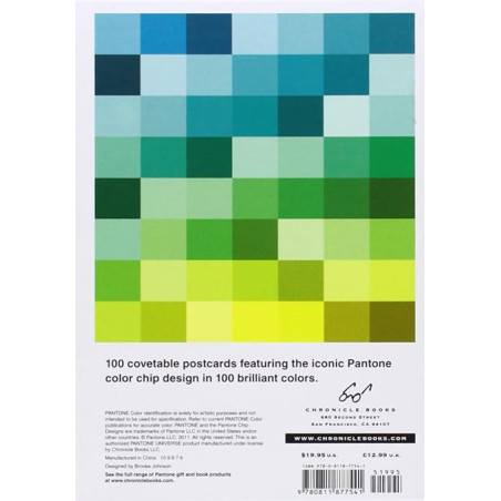 Pantone Postcard Box