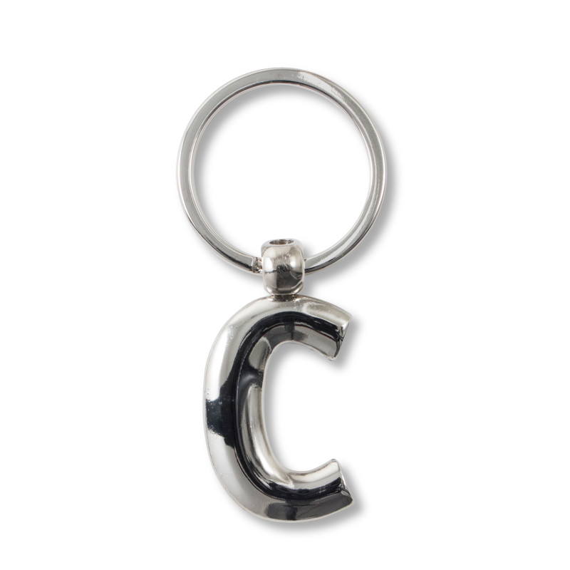 Silver Letter Keyring - C (set van 3)