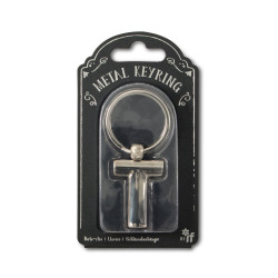 Silver Letter Keyring - T (set van 3)