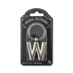 Silver Letter Keyring - W (set van 3)