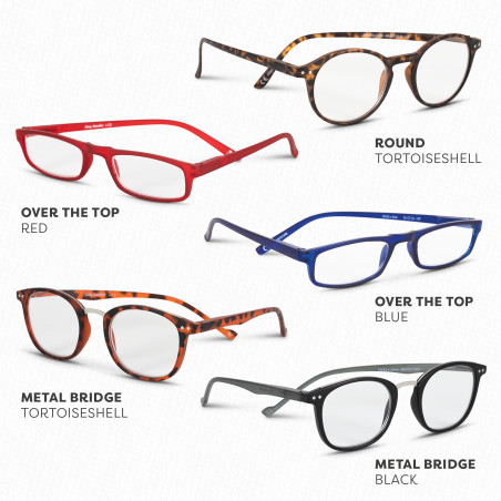 Easy Readers - Duo Tortoiseshell/Blue (+2.5)