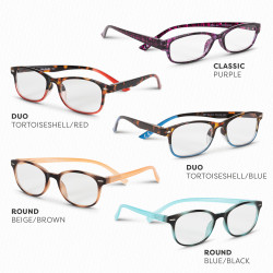 Easy Readers - Duo Tortoiseshell/Blue (+2.5)
