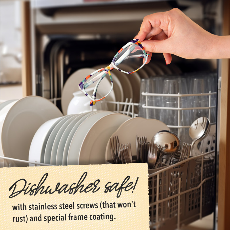 Peggy's Baking Glasses - Pattern (+2.5) (set van 3)