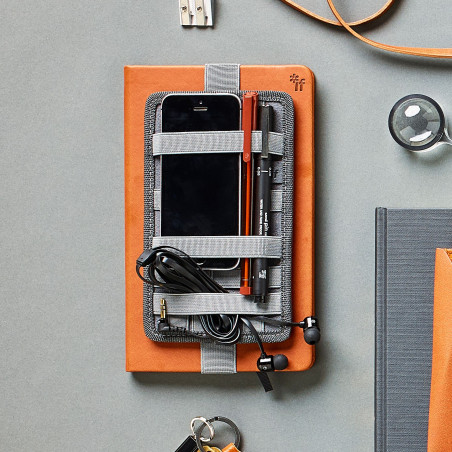 Bookaroo Notebook Tidy - Charcoal