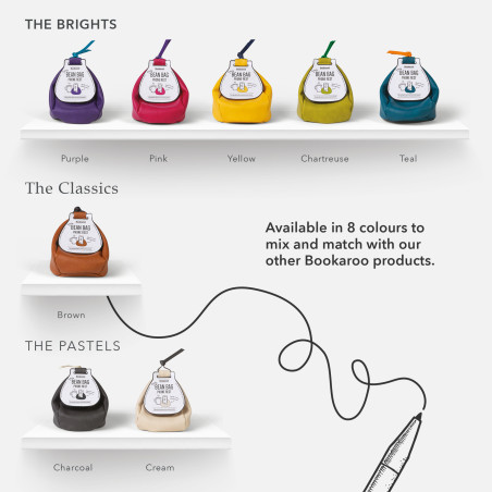 Bookaroo Little Bean Bag Phone Rest - Cream