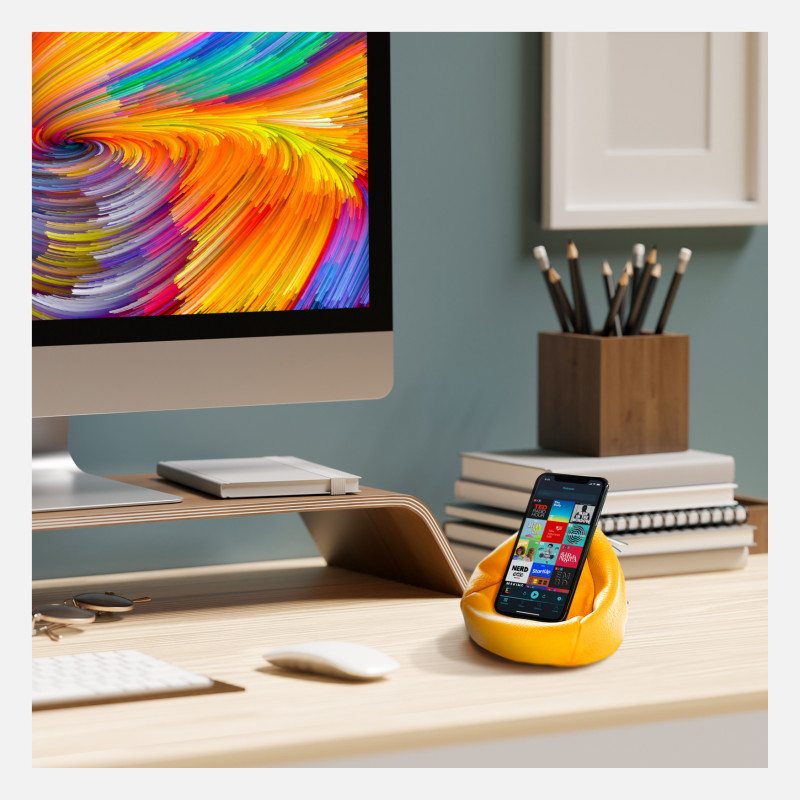 Bookaroo Little Bean Bag Phone Rest - Yellow
