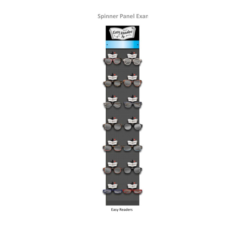 Display | Vloerdisplay by IF (smal - 4 panelen, 120 haken)