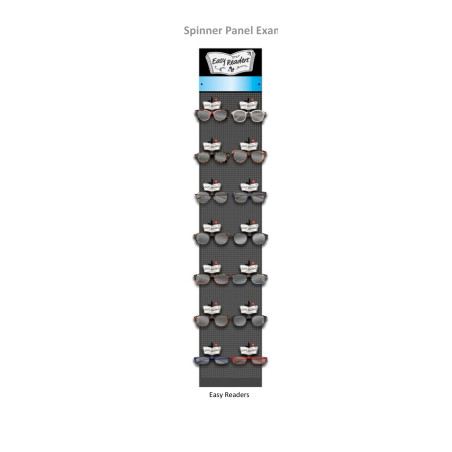 Display | Vloerdisplay by IF (smal - 4 panelen, 120 haken)
