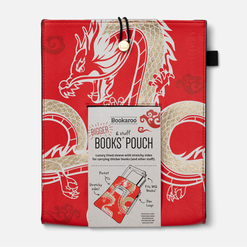 Bookaroo Books & Stuff Pouch - Warrior Dragon