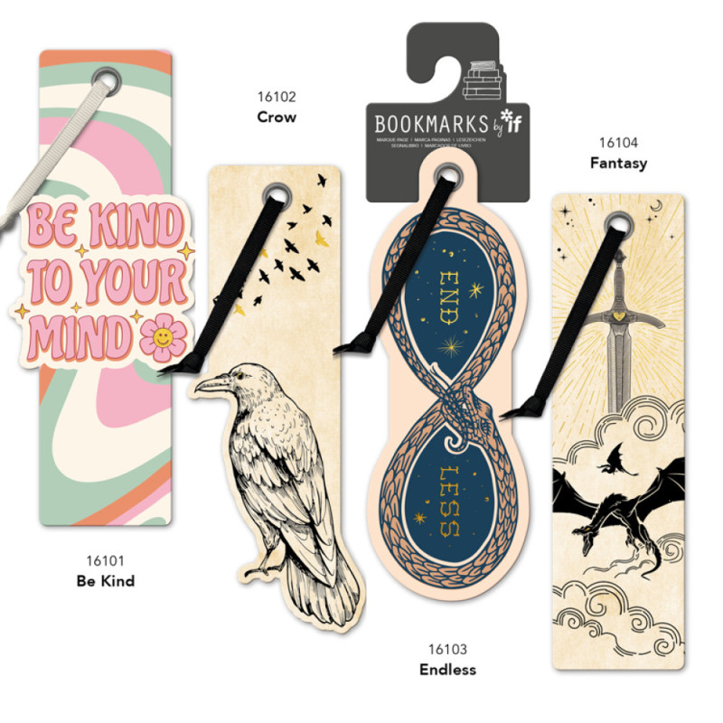 Quirky Bookmarks - Be Kind (set van 3)