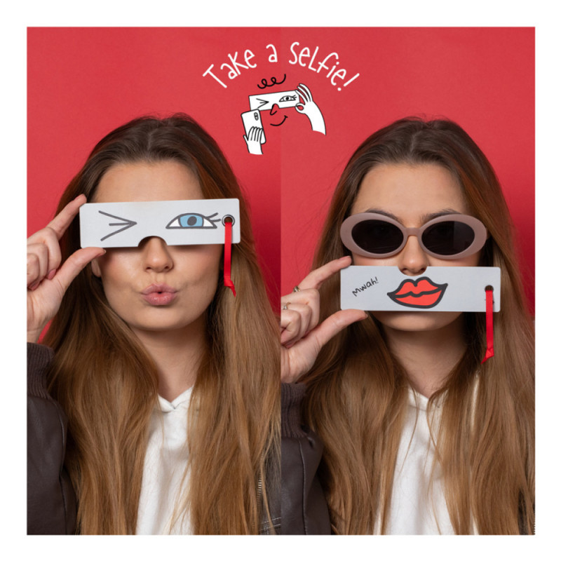 Pull a Face Bookmarks - Look Right (set van 3)