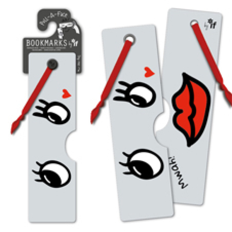 Pull a Face Bookmarks - Love (set van 3)