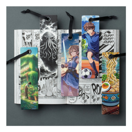 Manga Bookmarks - Moth Man & Moon (set van 3)