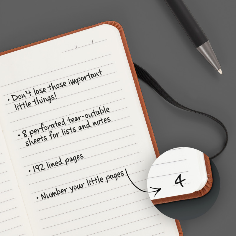Bookaroo Pocket Notebook (A6) - CHARCOAL