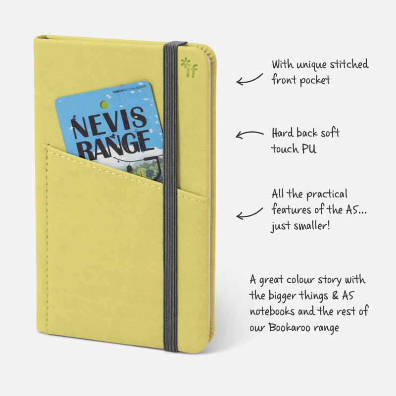 Bookaroo Pocket Notebook (A6) - FERN