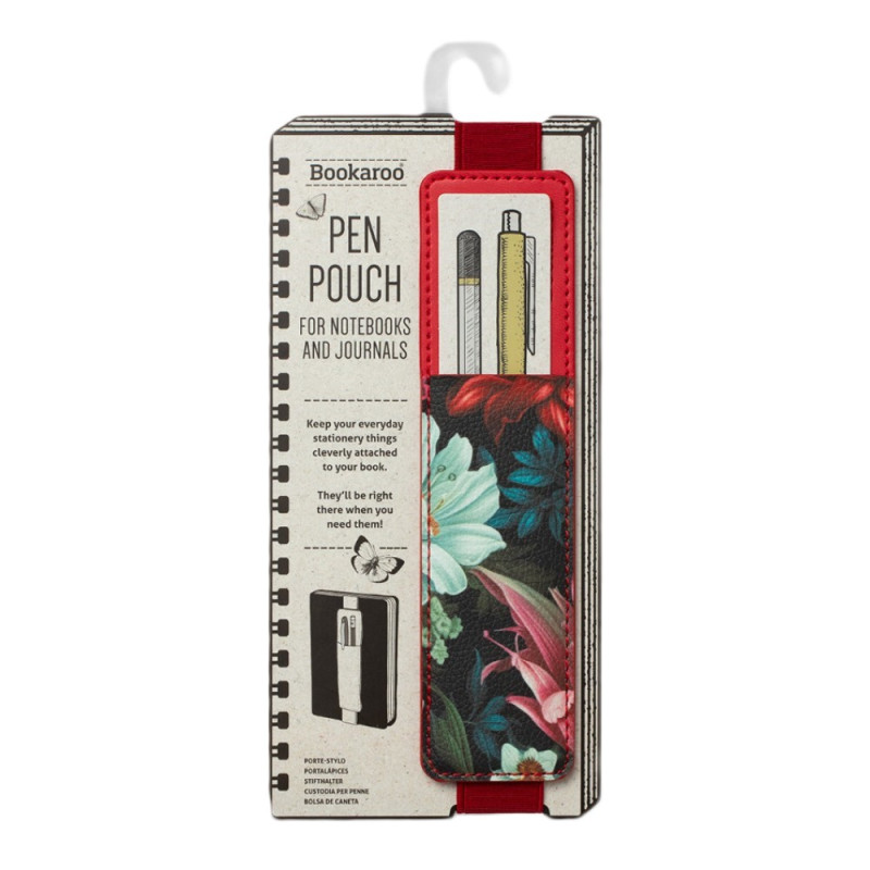 Bookaroo Pen Pouch - Dark Floral