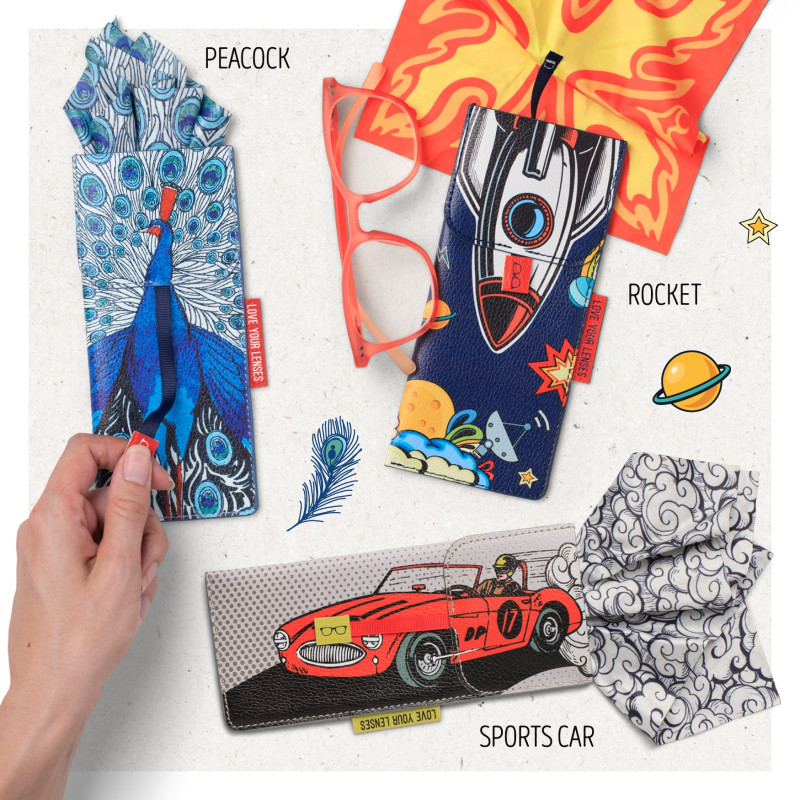 Love Your Lenses - Sports Car (set van 3)