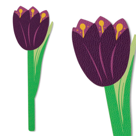 Flower Bookmarks - Purple...