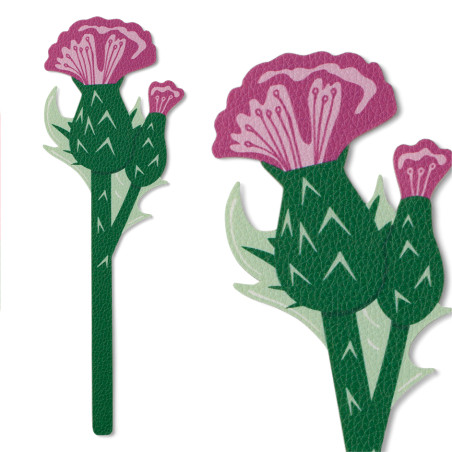 Flower Bookmarks - Thistle...