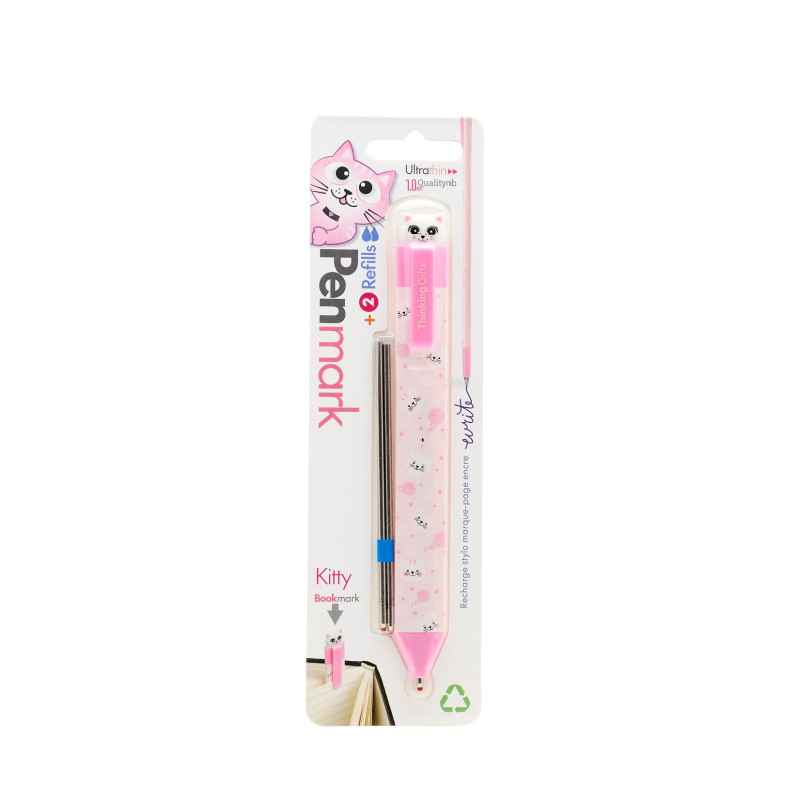 Pen Bookmark - Kitty (set van 6)