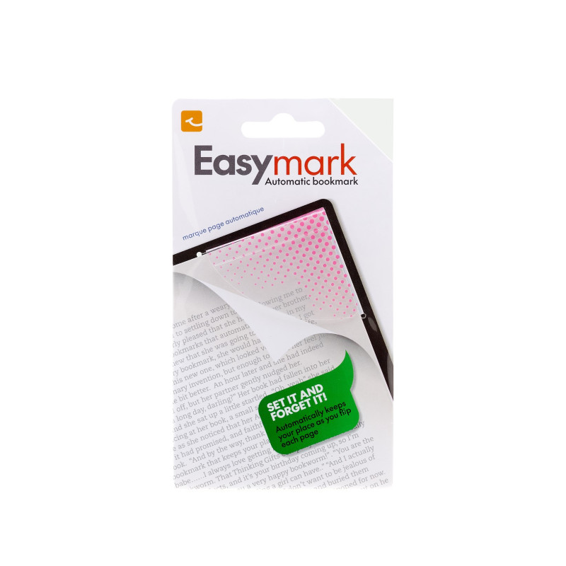 Easymark Bookmark - Pink Dots