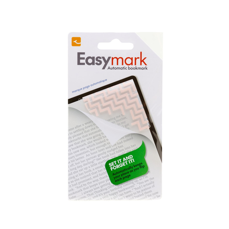 Easymark Bookmark - Pink Zigzags (set van 10)