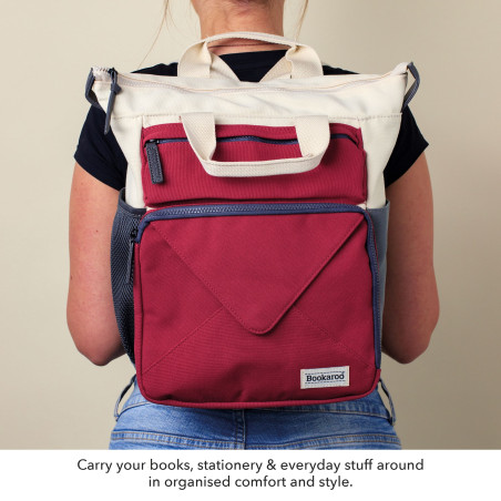 Bookaroo Book (Ruck) Sack - Burgundy
