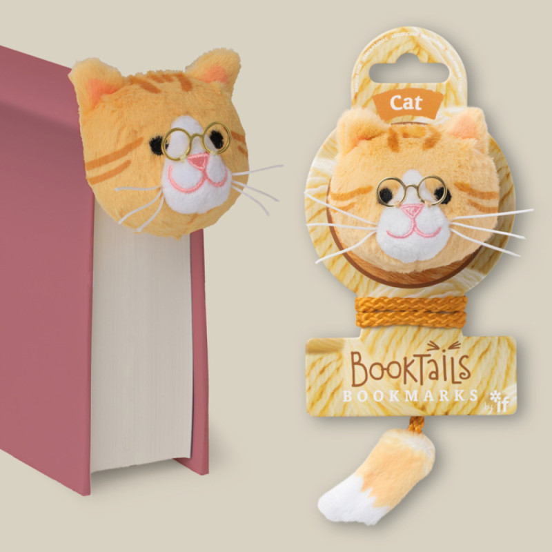 Book-Tails Bookmarks - Ginger Cat (set van 6)