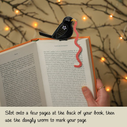 Bookmark Early Bird Catches the Bookworm - Blackbird