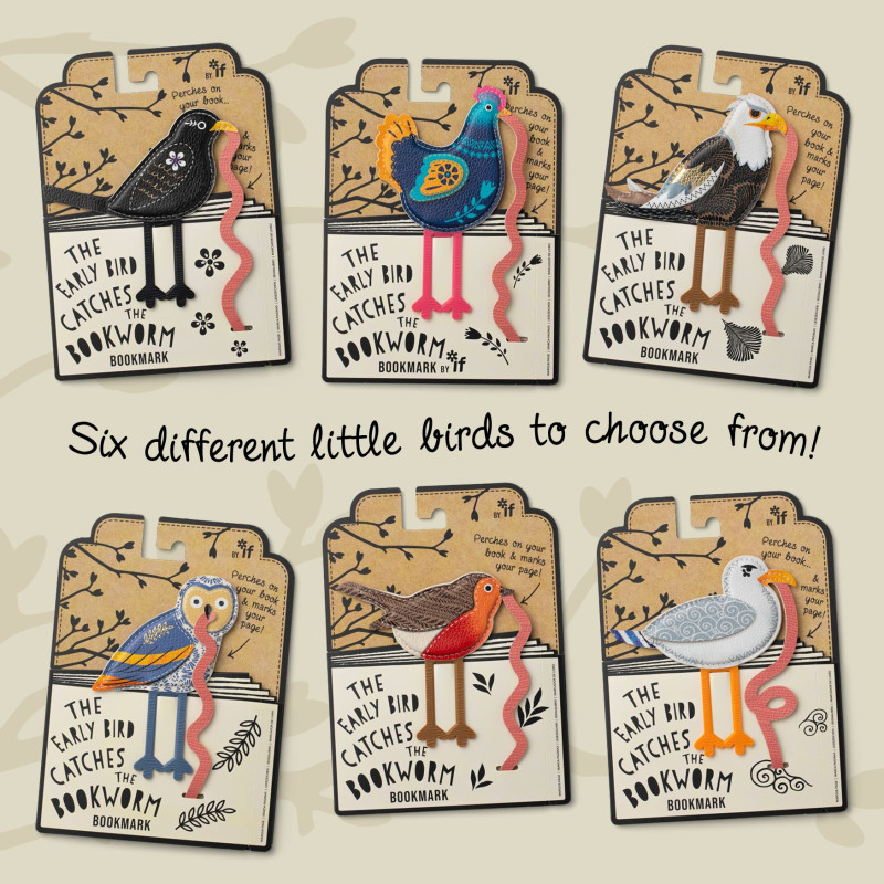 Bookmark Early Bird Catches the Bookworm - Blackbird