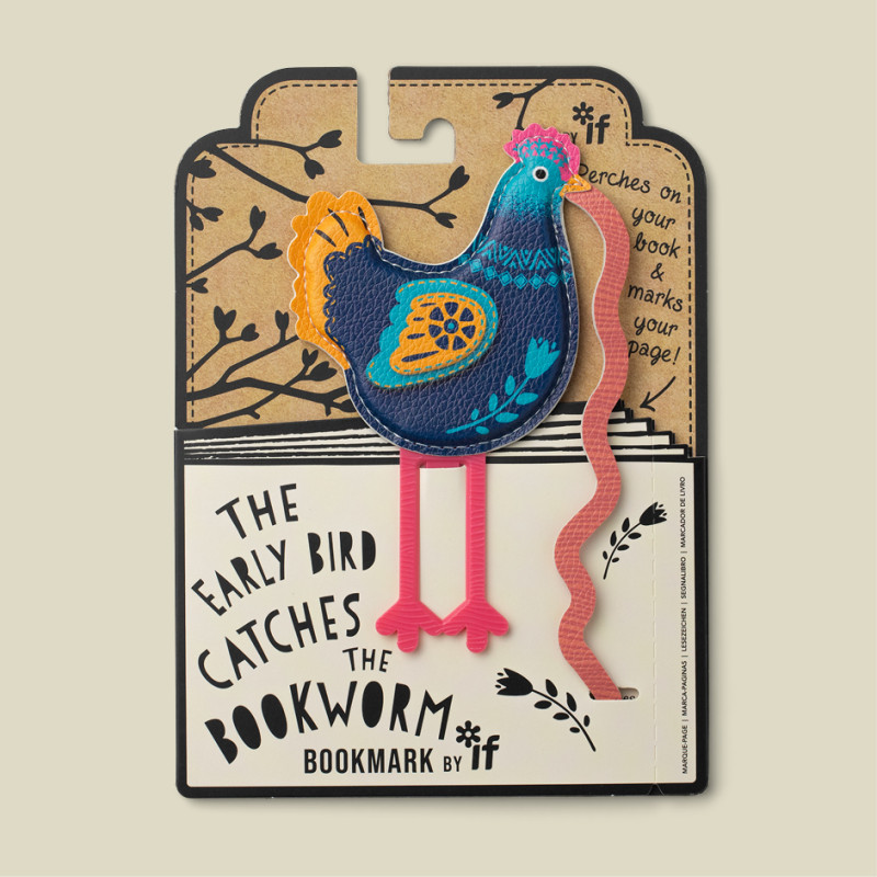 Bookmark Early Bird Catches the Bookworm - Chicken