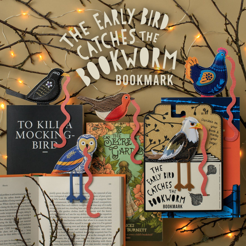 Bookmark Early Bird Catches the Bookworm - Chicken
