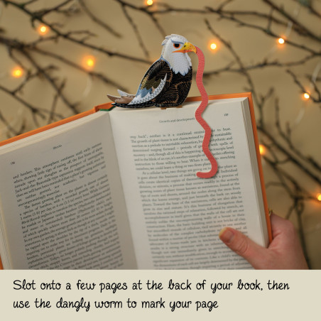 Bookmark Early Bird Catches the Bookworm - Eagle