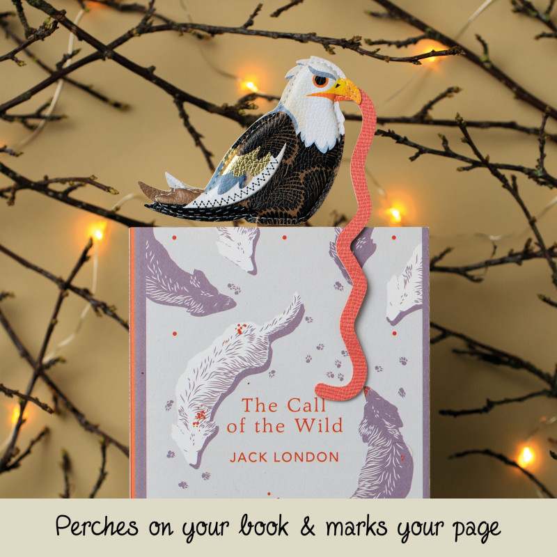 Bookmark Early Bird Catches the Bookworm - Eagle