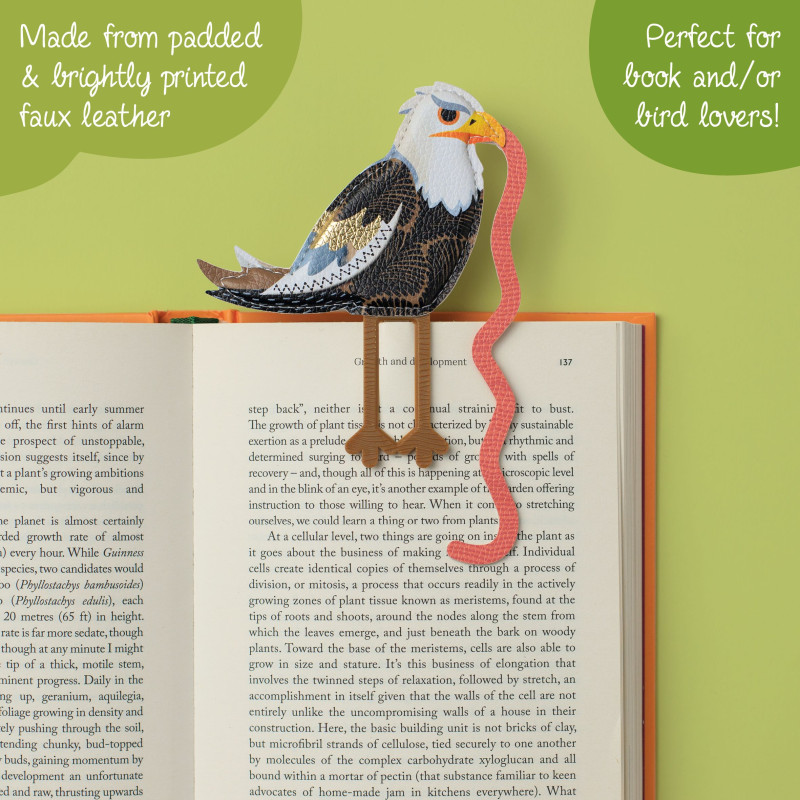 Bookmark Early Bird Catches the Bookworm - Eagle