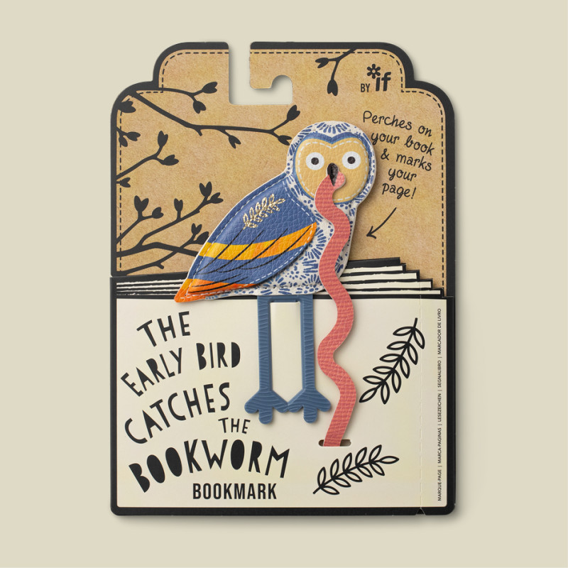 Bookmark Early Bird Catches the Bookworm - Owl