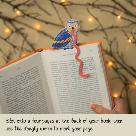 Bookmark Early Bird Catches the Bookworm - Owl