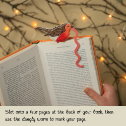 Bookmark Early Bird Catches the Bookworm - Robin